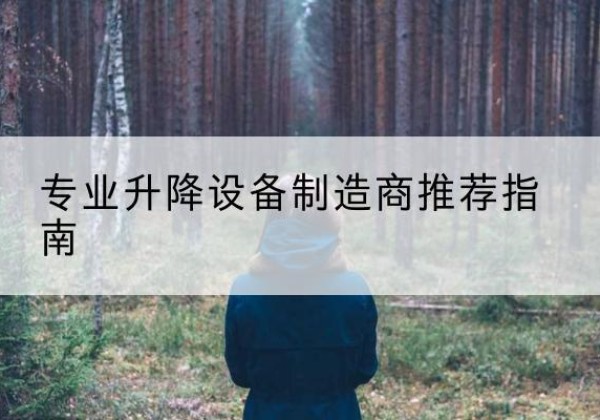 临澧电动剪叉升降平台厂家-专业升降设备制造商推荐指南